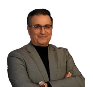 Portrait of Dr. Amir R. Jafarnia, Founder and Executive Manager at Elegance Cosmetic & Laser Clinic in Richmond Hill, Ontario.