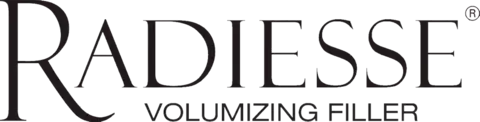 Radiesse Injectables logo in teal serif lettering